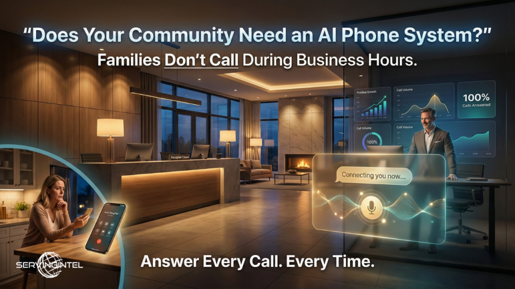 An AI phone system senior living communities trust answers every call 24/7. See how voice AI captures inquiries competitors miss.